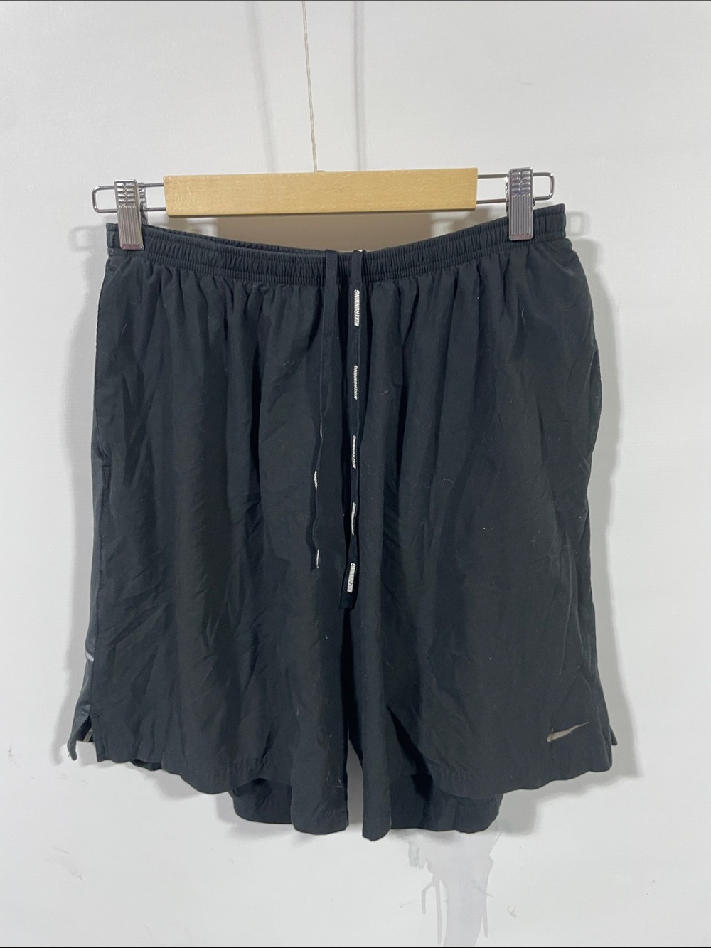 Nike Black Men's Athletic Shorts with Drawstring